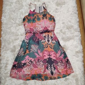 Octavia Paisley pattern summer dress sz S